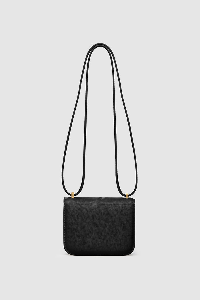 alba bag in black by buttonscarves back view