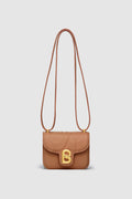 alba bag mini in caramel by buttonscarves