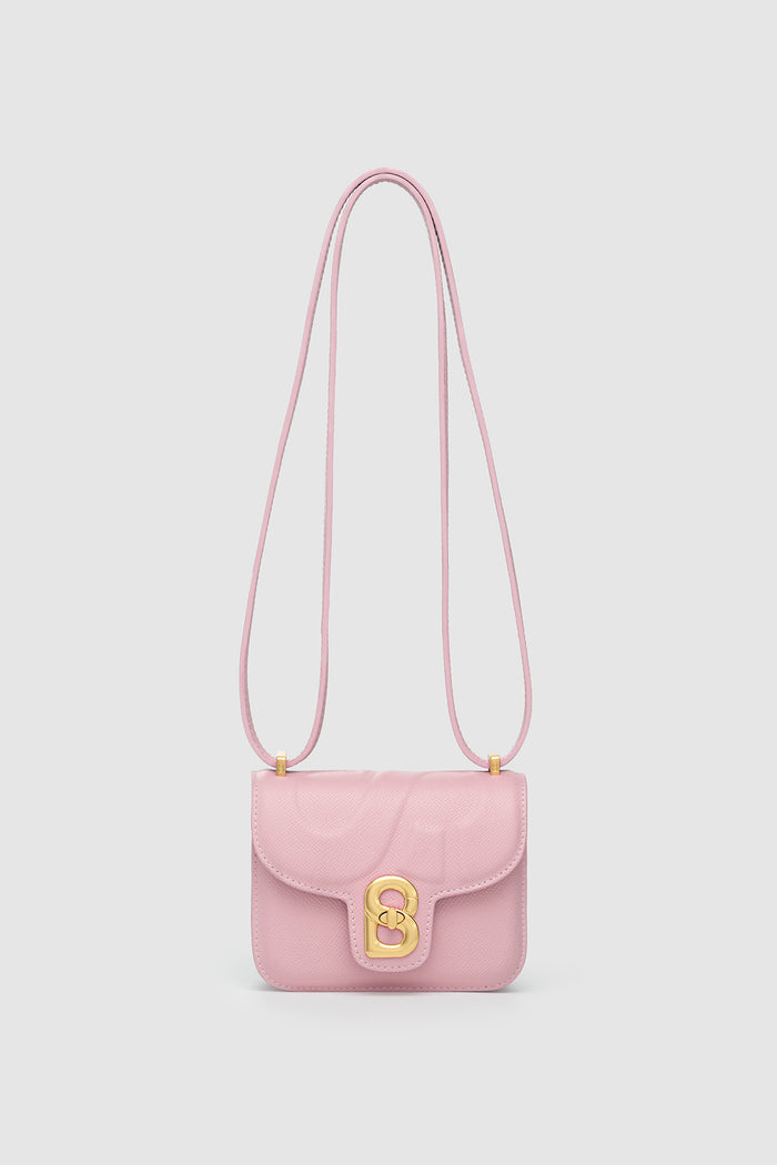 alba bag mini in pink by buttonscarves