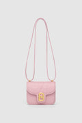 alba bag mini in pink by buttonscarves
