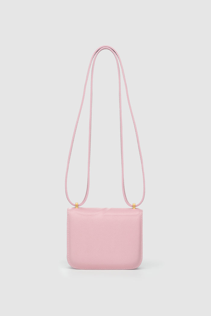 alba bag in pink by buttonscarves back view
