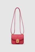 alba bag mini in red by buttonscarves