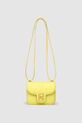 alba bag mini in yellow by buttonscarves