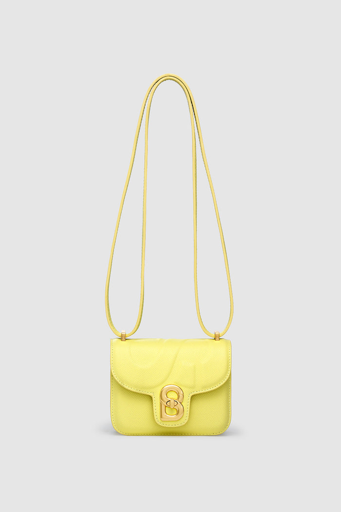 alba bag mini in yellow by buttonscarves