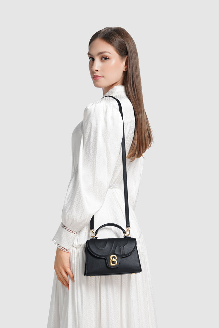alda bag black with detachable strap