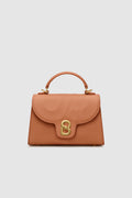 alda bag cognac by buttonscarves