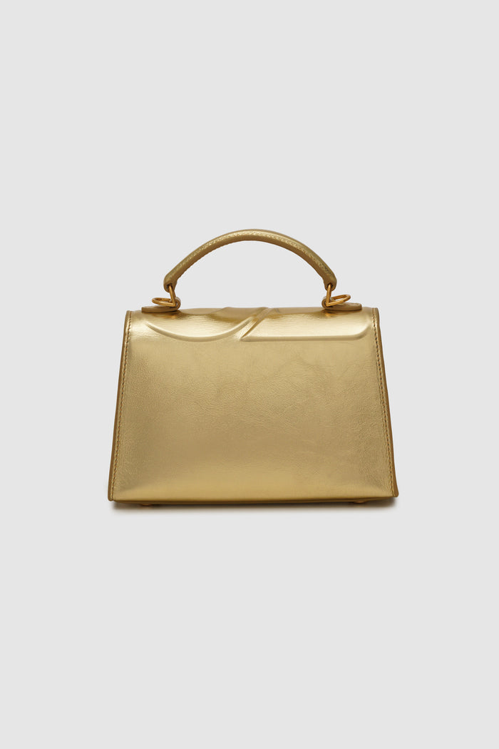 alda bag gold by buttonscarves back view