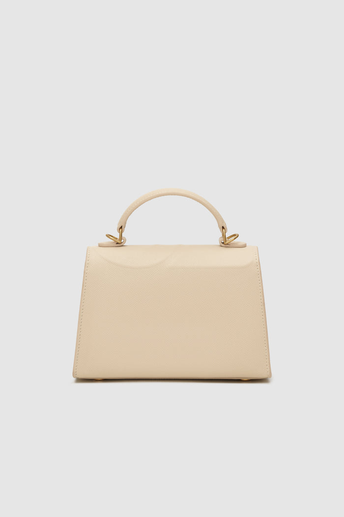 alda bag ivory sand by buttonscarves back view