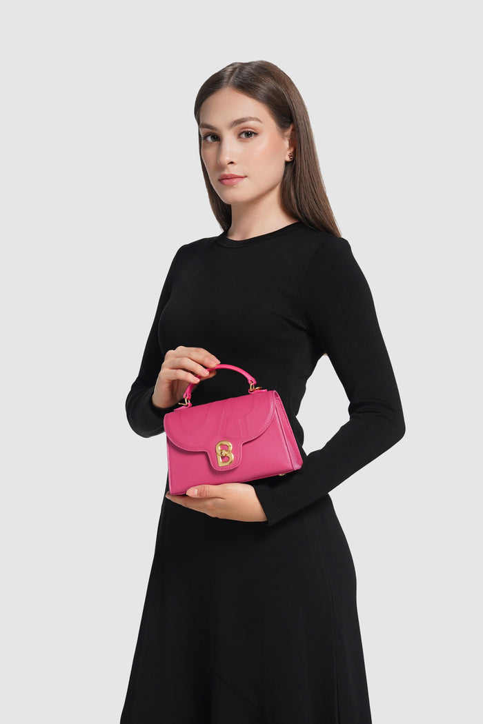 alda bag viva magenta with top handle