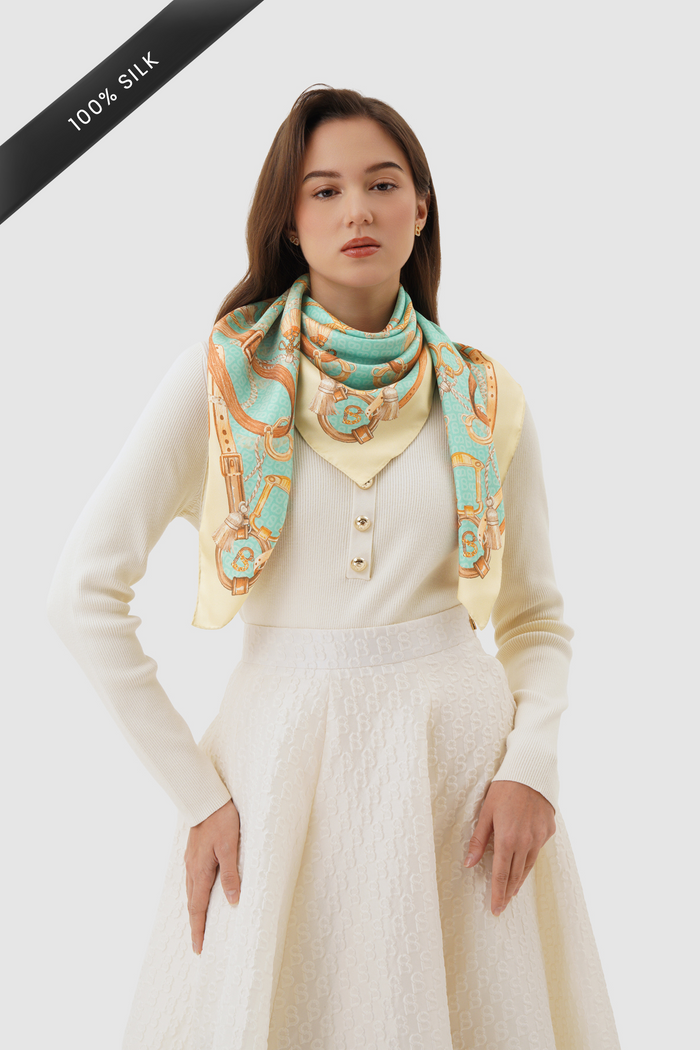 100% Silk / Regular (100 x 100 cm)