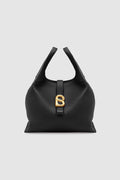 alexandra shoulder bag in black by buttonscarves