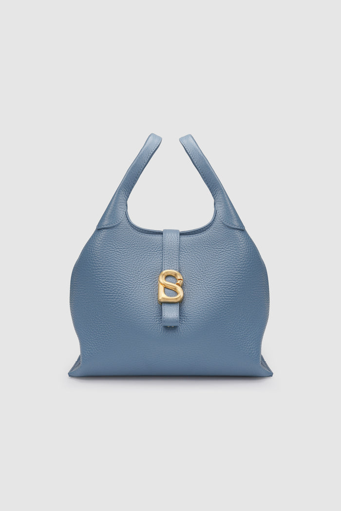 alexandra shoulder bag in blue fairy by buttonscarves