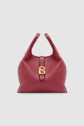 alexandra shoulder bag in cranberry by buttonscarves