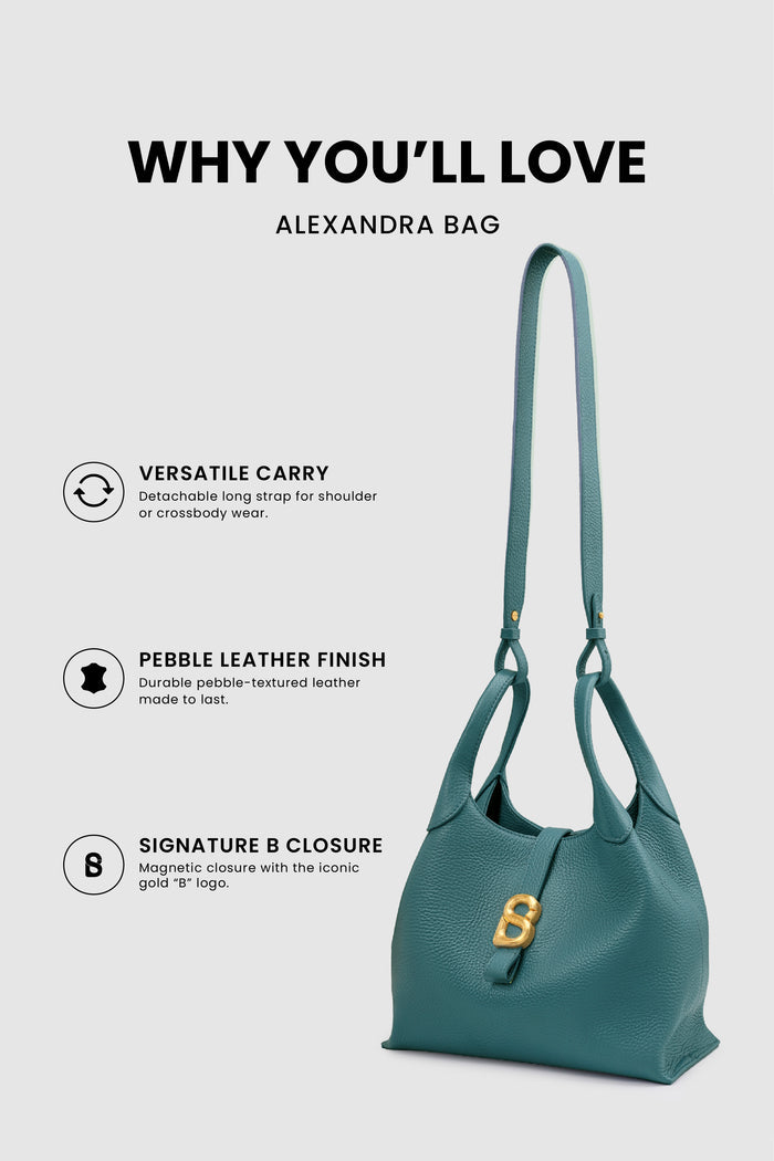 alexandra shoulder bag in jeans by buttonscarves feature overview