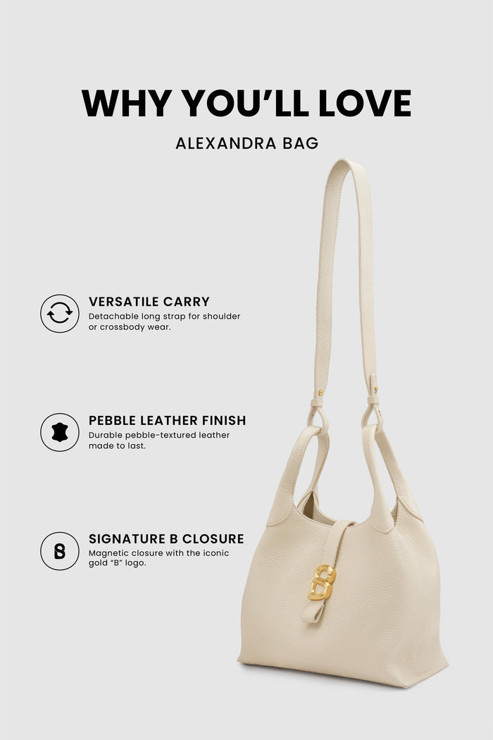 alexandra shoulder bag in lamb by buttonscarves feature overview