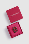 alice brooch in black by buttonscarves