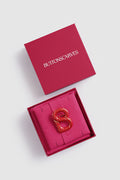 alice brooch in red by buttonscarves