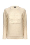 alice sweatshirt in ivory by buttonscarves