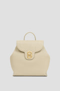 alma backpack in lamb by buttonscarves