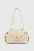 alma shoulder bag in chalk by buttonscarves