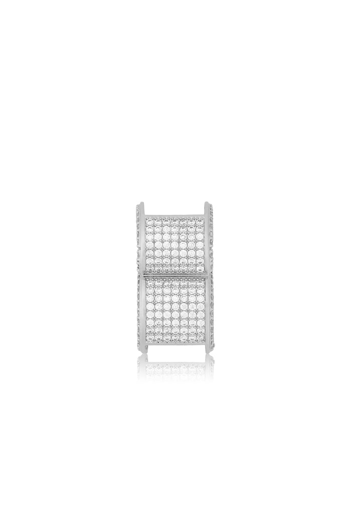 Alva Ring Brooch - Silver