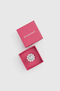 amara crystal pin brooch in silver by buttonscarves