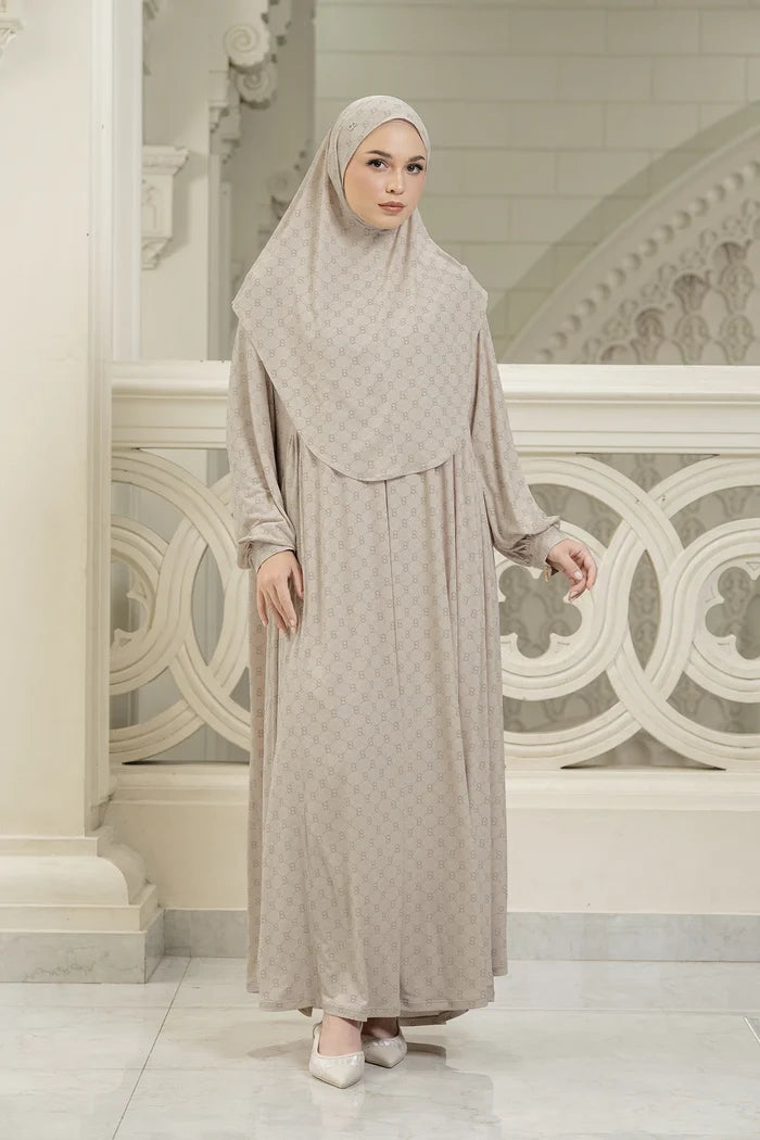Amina Set Dress - Cream