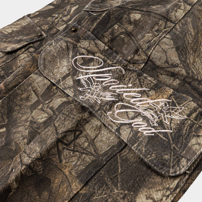 Angel Camo Womens Pants (Green/Brown)