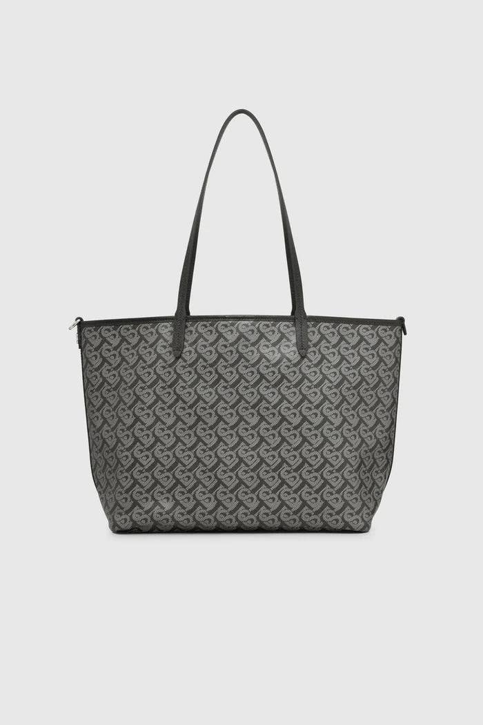 anya tote bag in black by buttonscarves