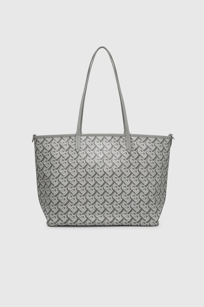 anya tote bag in grey by buttonscarves