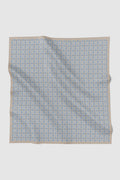 anyam printed square scarf in atmosphere by buttonscarves