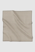 anyam printed square scarf in cinder by buttonscarves