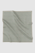 anyam printed square scarf in plaza taupe by buttonscarves