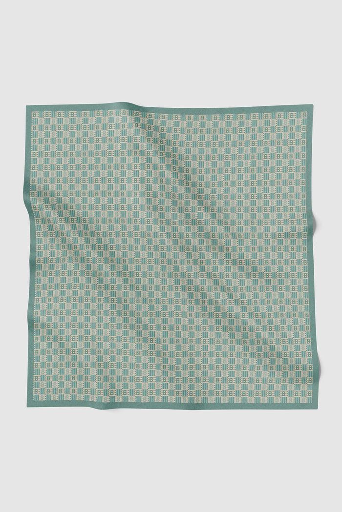 anyam printed square scarf in stormy sea by buttonscarves