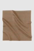 anyam printed square scarf in thrush by buttonscarves