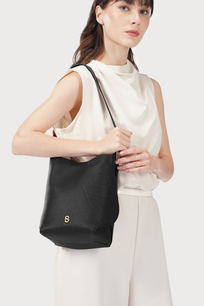 Aria Bucket Bag - Black