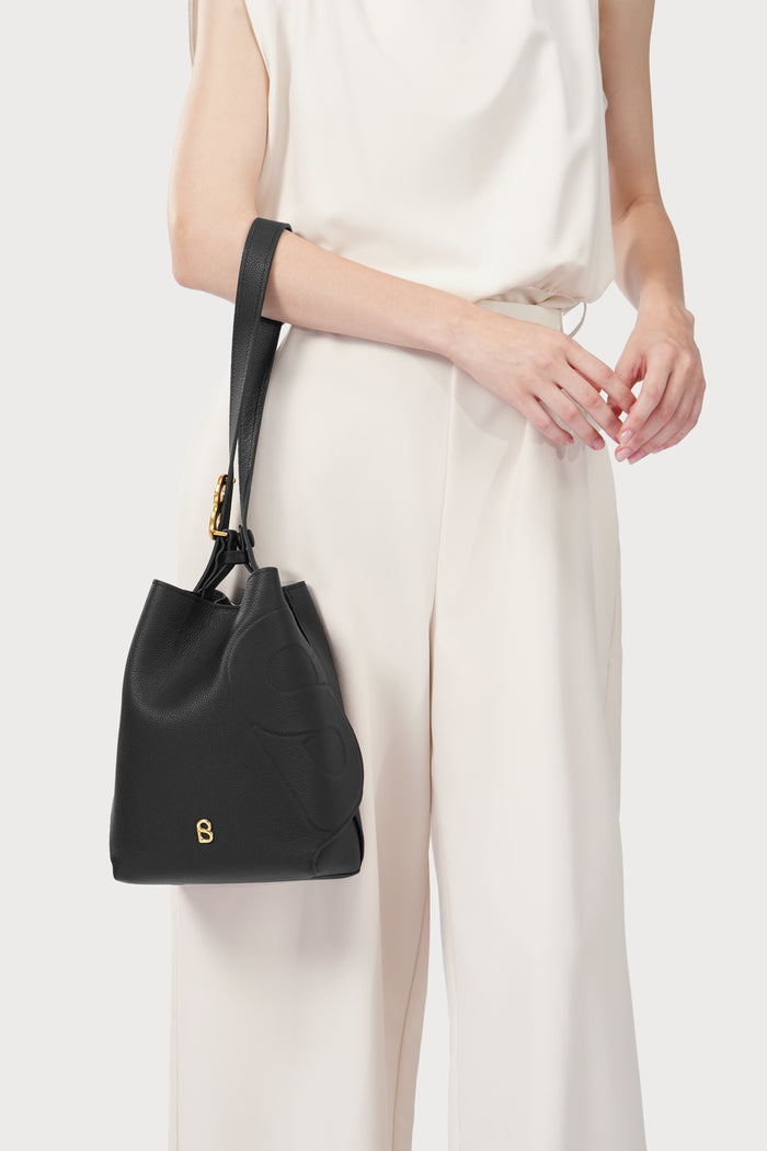Aria Bucket Bag - Black