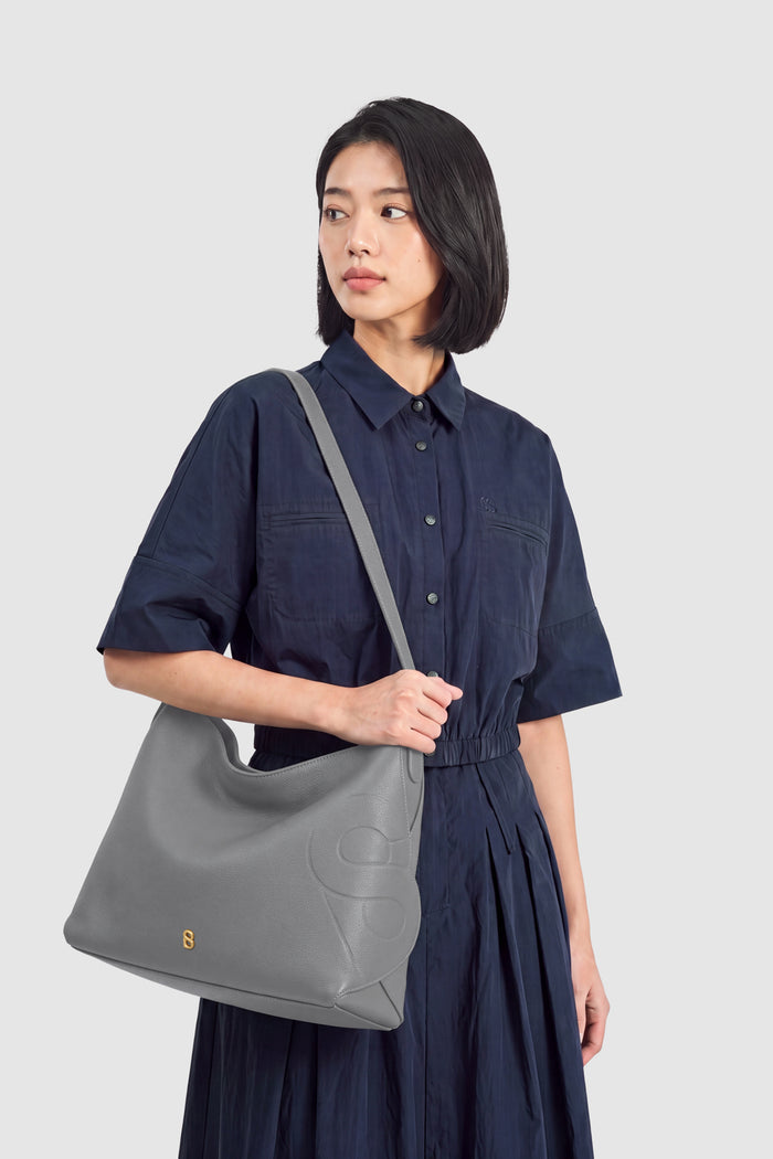 Aria Hobo Bag - Fog