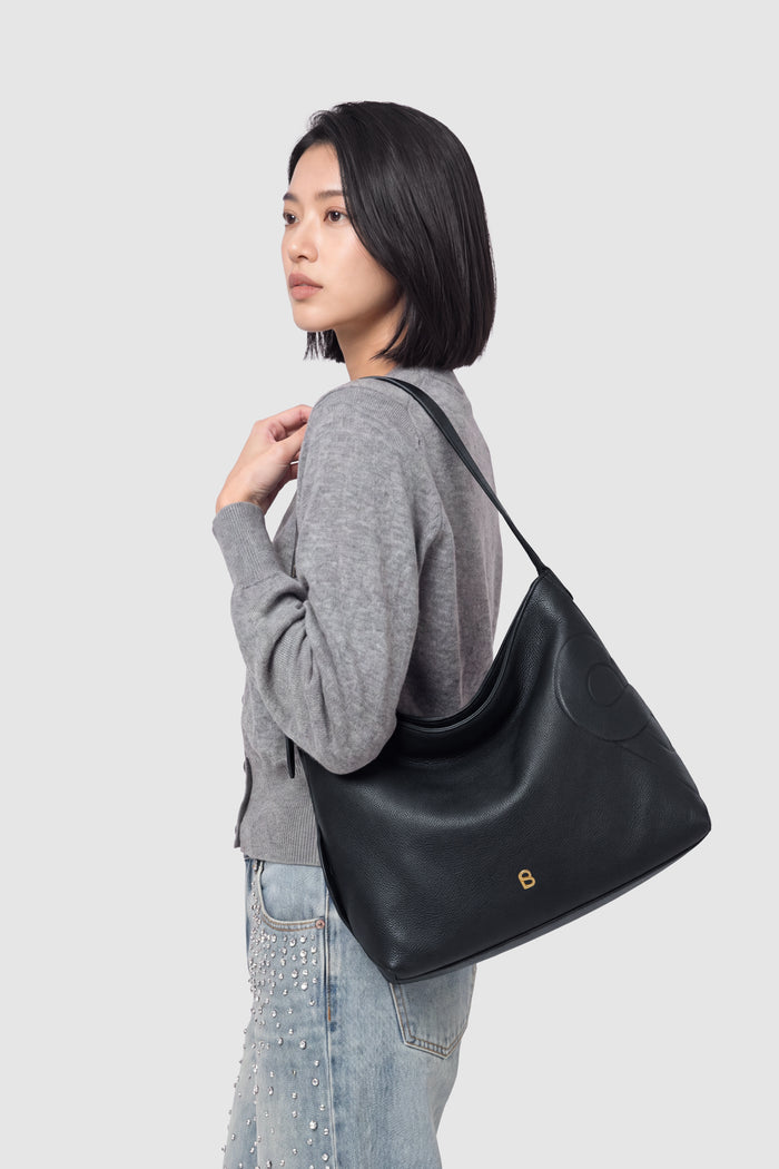 Aria Hobo Bag - Onyx