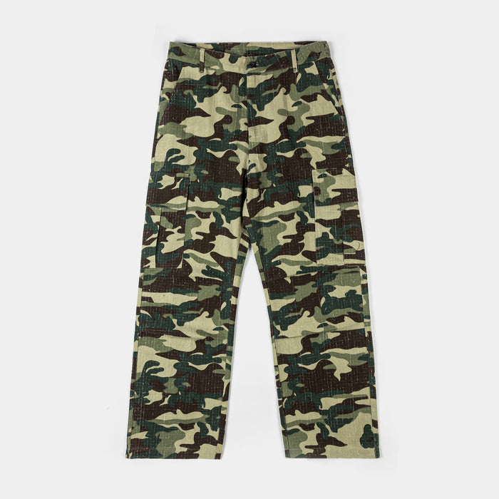 Army Camo Cargo Mens Pants (Green/Brown)