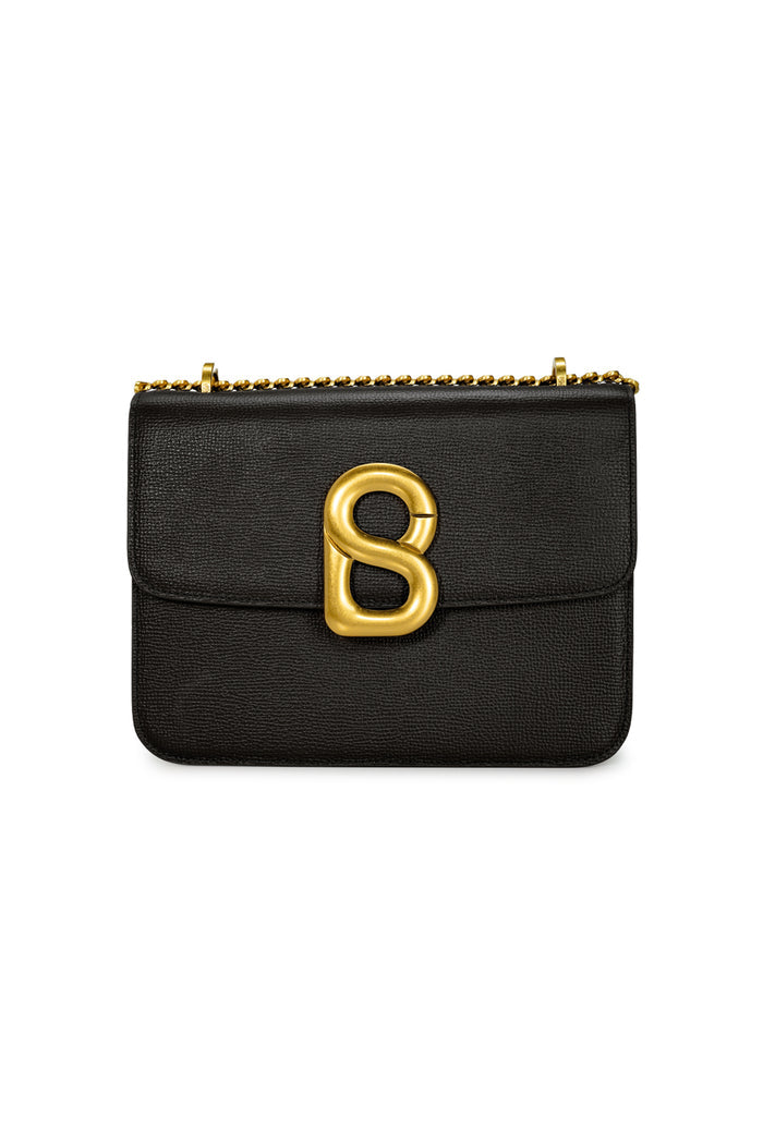 Audrey Chain Leather Bag  Medium - Caviar