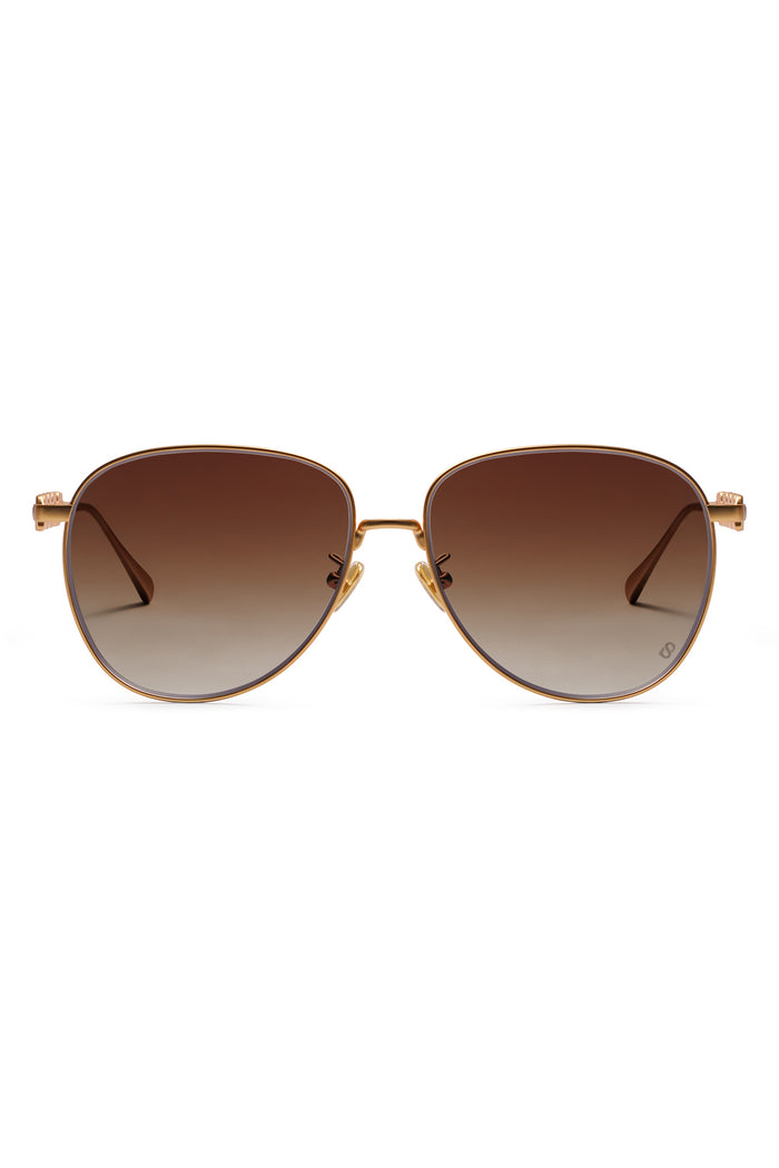 Audrey Sunglasses - Gradient Brown