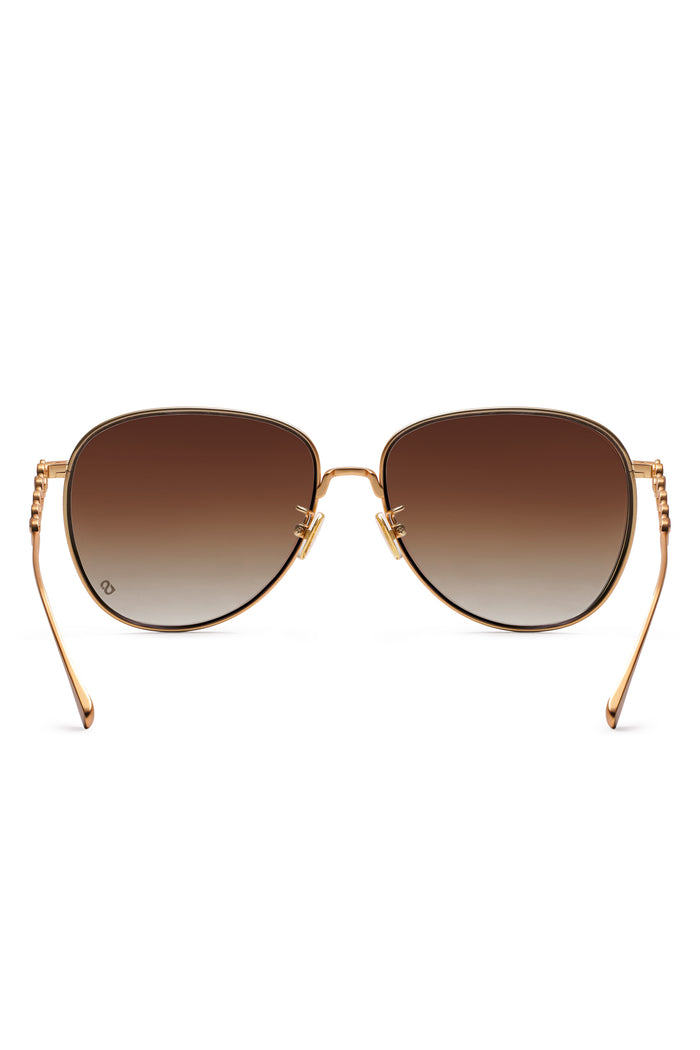 Audrey Sunglasses - Gradient Brown