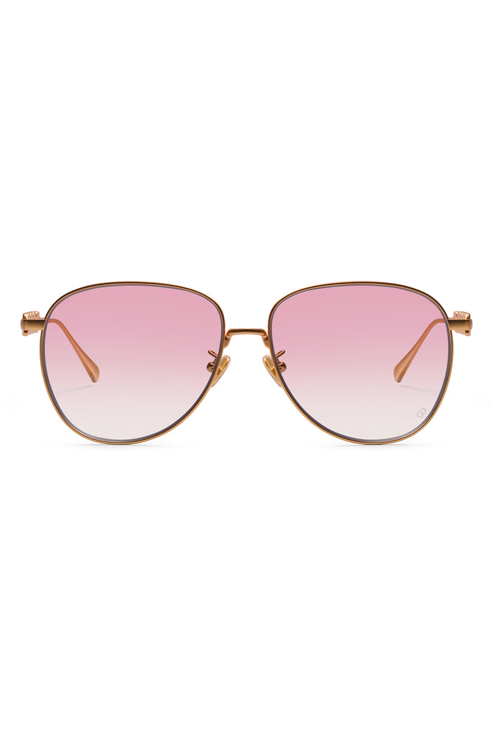 Audrey Sunglasses - Gradient Pink