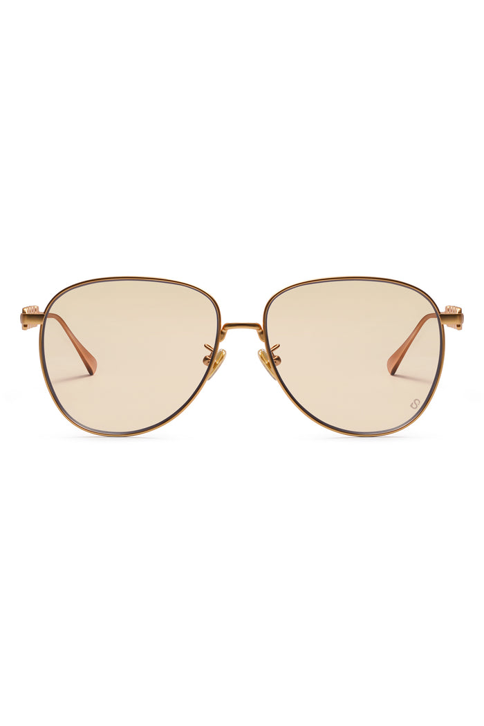 Audrey Sunglasses - Light Brown