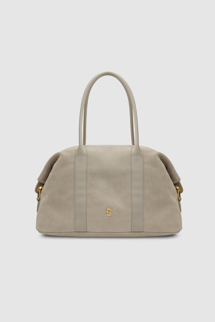 aveline bag in grey by buttonscarves