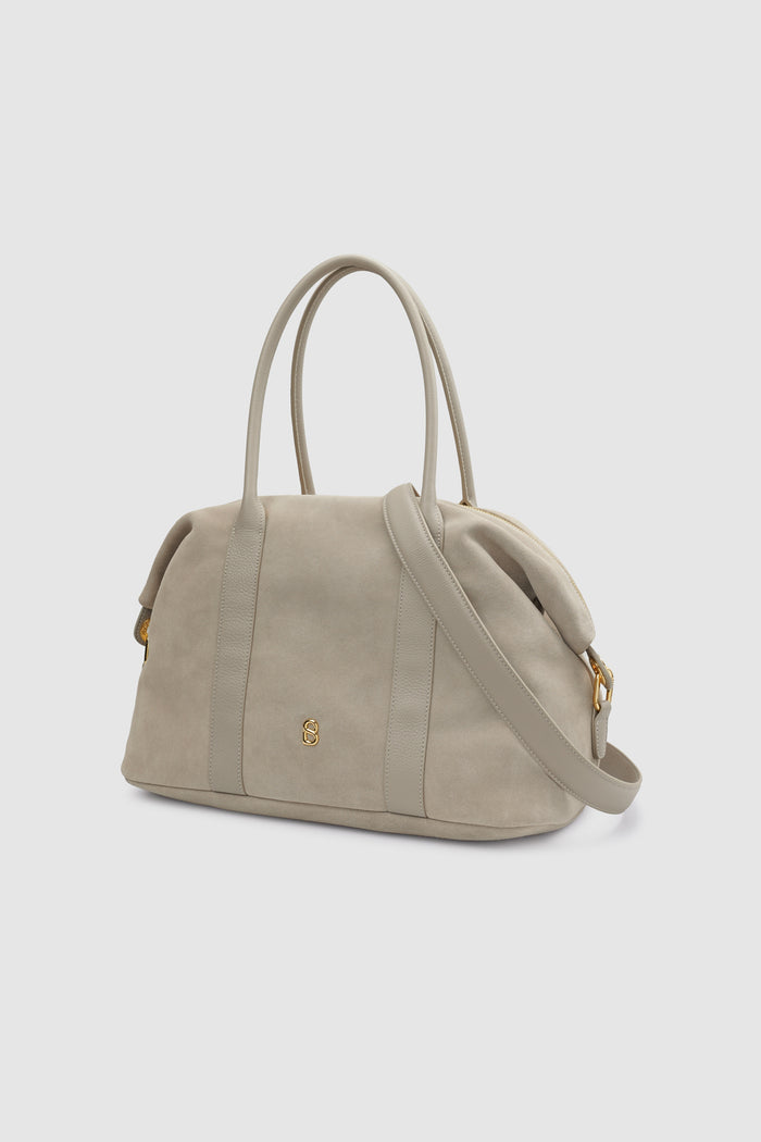 aveline bag in grey by buttonscarves