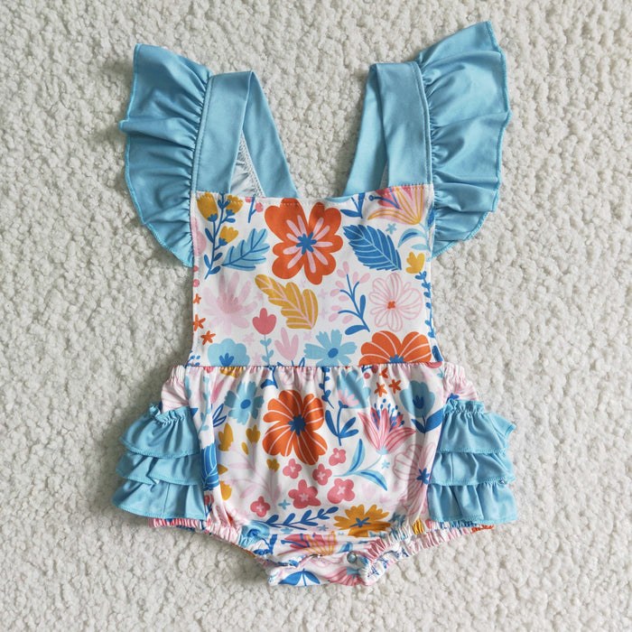 Baby girls bubble romper   SR0037