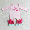 Baby girls Christmas romper  6 A30-16-2