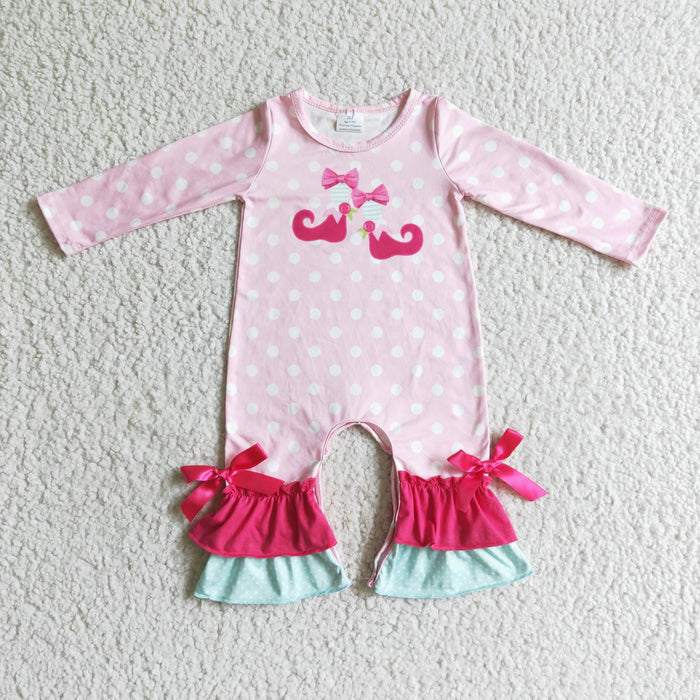 Baby girls Christmas romper  6 A30-16-2